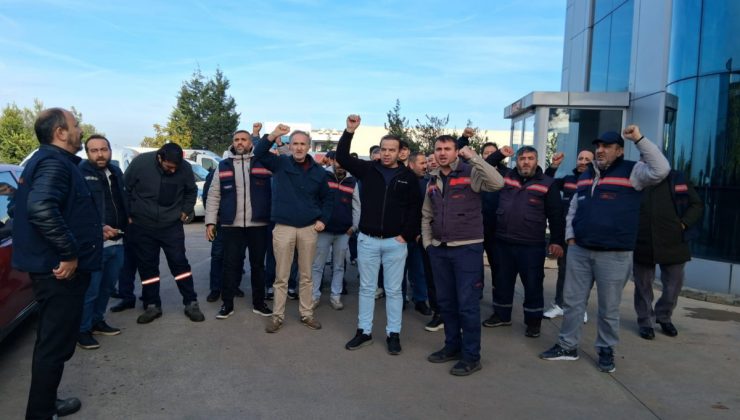 Döksan Döküm işçileri günlerdir fabrikada direnişte