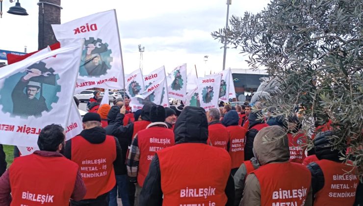 Metal işçileri Bursa’da yürüdü