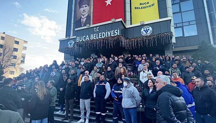 Buca Belediyesi İşçileri Ücretlerini Alamadıkları İçin İş Bıraktı