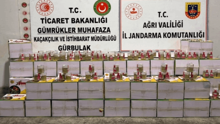 Ağrı’da 163,9 kilo eroin ele geçirildi