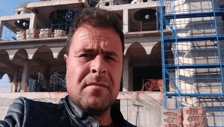 Cami inşaatında iskeleden düşen işçi öldü