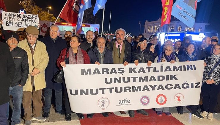 Maraş Katliamı’nın 47. yılında Kadıköy’de anma etkinliği