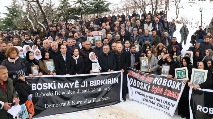 Roboskî Katliamı’nın 14. Yılında Adalet Çağrısı Yükseldi