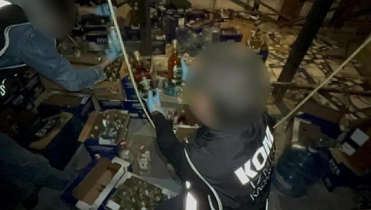 Yılbaşı öncesi sahte ve kaçak içki operasyonu: 3 tutuklama
