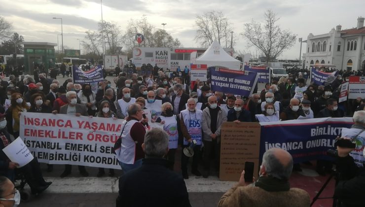 Emeklilerden TÜİK Zammına Karşı Türkiye Genelinde Süresiz Oturma Eylemi