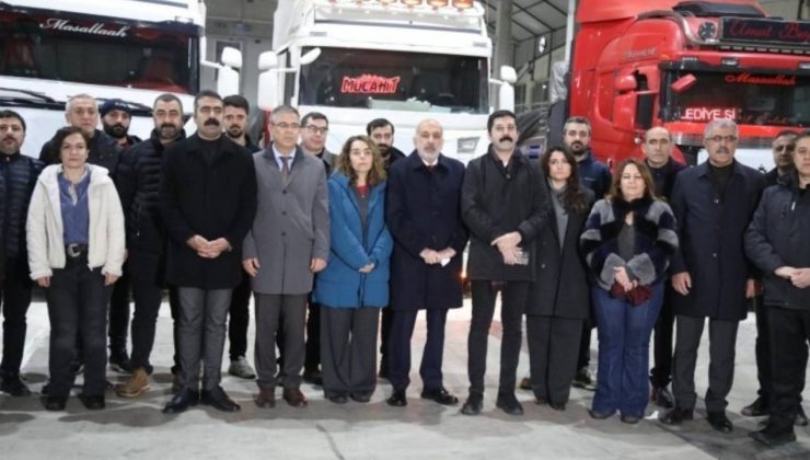 Diyarbakır’dan Kobani’ye 25 TIR Yardım Gönderildi
