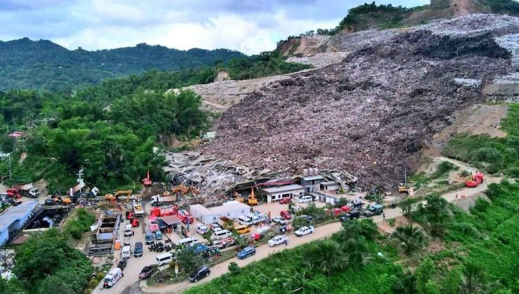 Filipinler’de Çöp Dağı Çöktü: 1 Ölü, 30 Kayıp, Umutlar Enkaz Altında