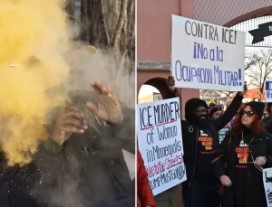 ICE polisleri ABD’li kadını öldürdü, protestolar patladı! Halk sokağa indi