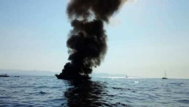 Kuzey Ege’de Balıkçı Teknesinde Yangın: 5 Kişi Kurtarıldı