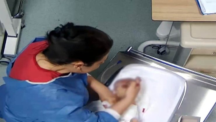 Vicdansız hemşire 5 günlük bebeği sakat bıraktı