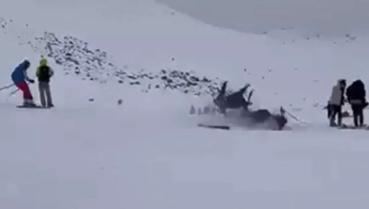 Bingöl’de kayak merkezinde feci kaza: 6 yaralı