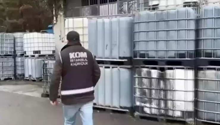 İstanbul’da Kaçak Akaryakıt Operasyonu: 242 Bin 500 Litre Ele Geçirildi