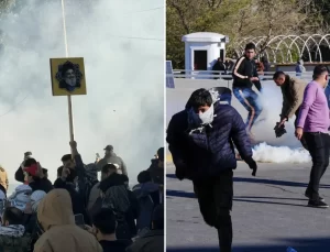 Irak da karıştı! Şiiler Yeşil Bölge’ye akın etti, polis sert müdahale etti