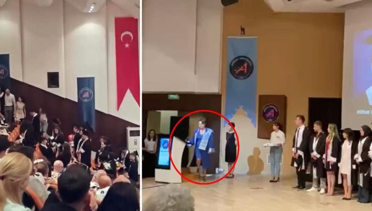 Bölüm başkanı “Diplomanızı vermiyorum” dedi, salon karıştı